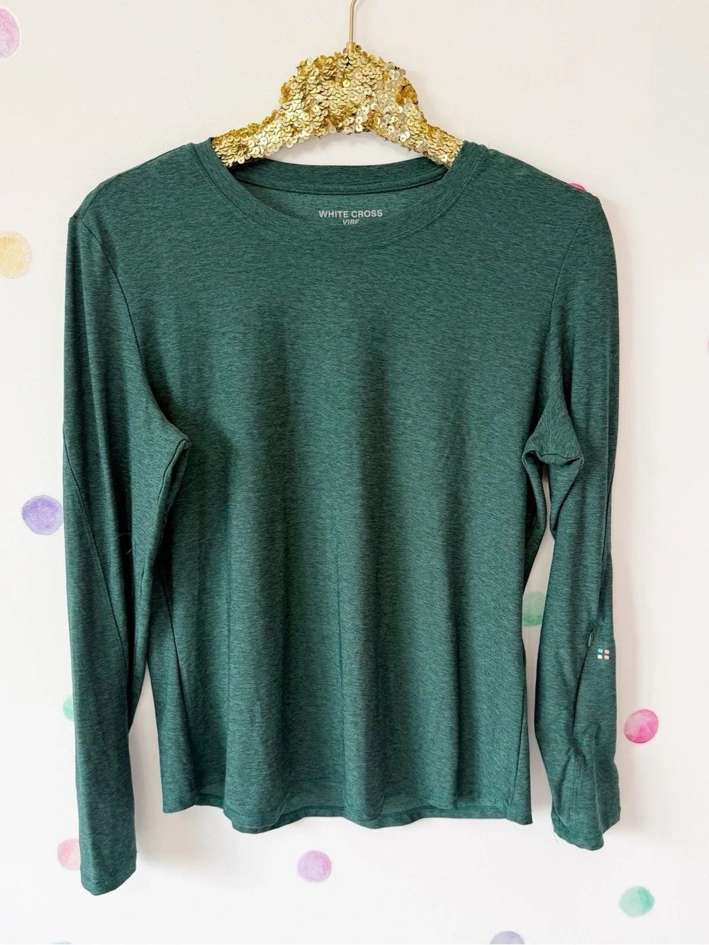 White Cross Green Work Shirt